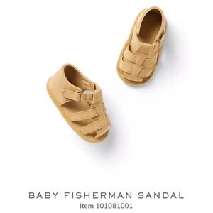 Janie and Jack fishman sandals lightly used size 6-12 months